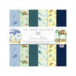 Sada jednostranných papírů 20, 3x20, 3cm (36ks) - Ocean Bliss Creative World of Crafts papíry potiskem scrapbooking