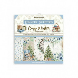 Stamperia Sada oboustranných papírů 30x30cm Cozy Winter (10ks), , papíry sady potiskem scrapbooking