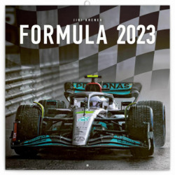 Poznámkový kalendář Formule – Jiří Křenek 2023 30 × 30 cm pgp-30957-v