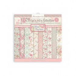 Stamperia Sada oboustranných papírů 30x30cm Rose Parfum (10ks), , papíry sady potiskem scrapbooking