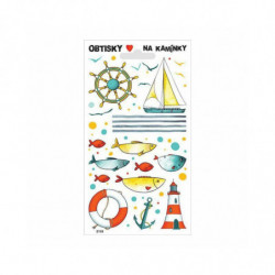 Arch Obtisky na kamínky - , samolepky jednoduché, washi pásky papír scrapbooking