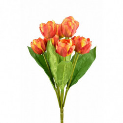 Kytice tulipánů 43 cm oranžová