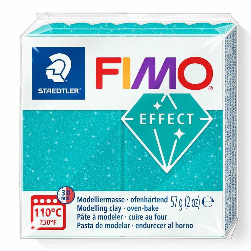 FIMO GALAXY efekt 57g TYRKYSOVÁ, 8010-392