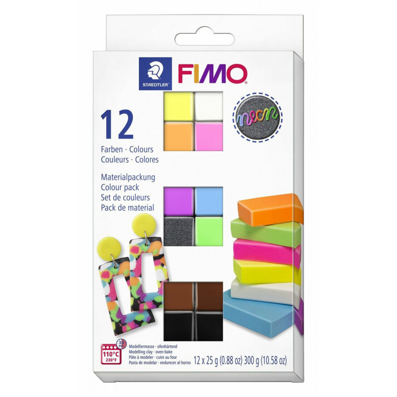 FIMO Efekt NEON sada 12 barev 25 g 8013c12-3