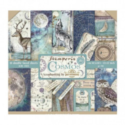 Stamperia Sada oboustranných papírů Cosmos (10ks), papíry potiskem scrapbooking