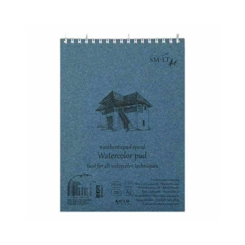 SM-LT art Skicák Watercolor pad (280g/m2 , akvarelové papíry skicáky výtvarné potřeby