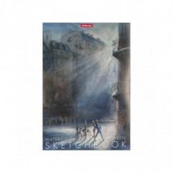 Erich Krause Skicák Watercolor sketchbook (180g/m2 20listů) A4 , akvarelové papíry skicáky výtvarné potřeby