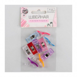 1set Pin oblečení, Svatba Dětská sprcha Party Favors Dodávky řemeslné, Sada šicího prádla pro okraj 2.6cm 10pcs Mix Color