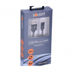 Solight Usb Kabel Usb 2.0 A Konektor - Usb B Micro Konektor Blistr 2m Solight Av Kabely A Konektory Computer Usb