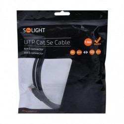 Solight Utp Cat.5e Kabel Rj45 Konektor - Rj45 Konektor Sáček 1, 5m Solight Av Kabely A Konektory Computer Utp