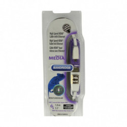 Bandridge Personal Media HDMI mikro vysokorychlostní kabel 1m BBM34700W10 Bandridge Bandridge Blue Audio , Video HDMI Kabely