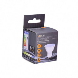 Solight LED žárovka bodová , 7W GU10 4000K 560lm bílá, Solight Svítící program LED žárovky GU10