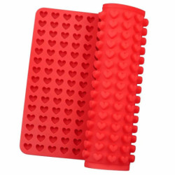 1 ks Kraftika 3d Silicone Food Grade 255 Heart Cavity Mat Mold With Trays pro kočky čokoládu sladkosti zmrzlinu vaření, pečení