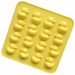 1 ks Kraftika 3d Silicone Food Grade 16 Duck Mold Cavity Mat Trays Pro Jelly Čokoláda Candy Dog Treats Led Vaření, Pečení