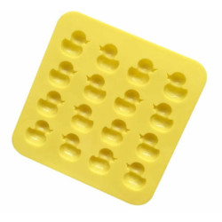 1 ks Kraftika 3d Silicone Food Grade 16 Duck Mold Cavity Mat Trays Pro Jelly Čokoláda Candy Dog Treats Led Vaření, Pečení