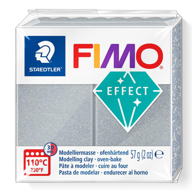 FIMO efekt 57g METALICKÁ STŘÍBRNÁ, 8010-81