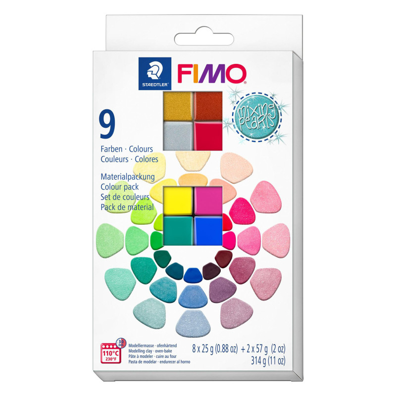 FIMO Efekt MIXING PEARLS sada 10 barev 8013c10-1