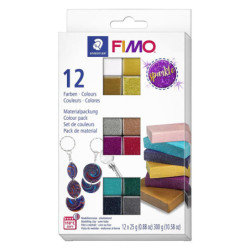 FIMO Efekt SPARKLE sada 12 barev 25 g 8013c12-4