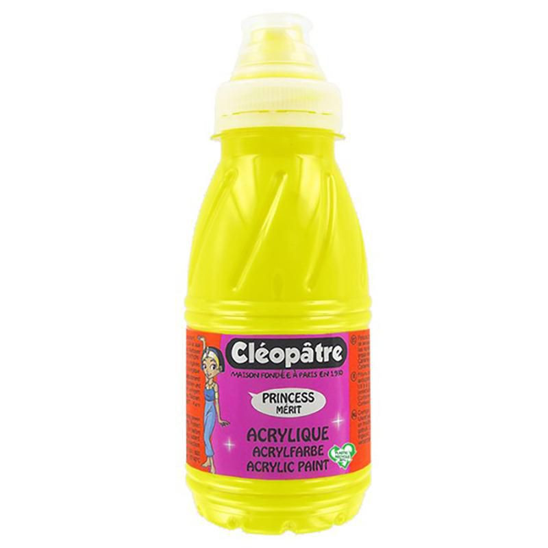 Akrylová barva CLEOPATRE 250 ml ŽLUTÁ, cl_pam250-8