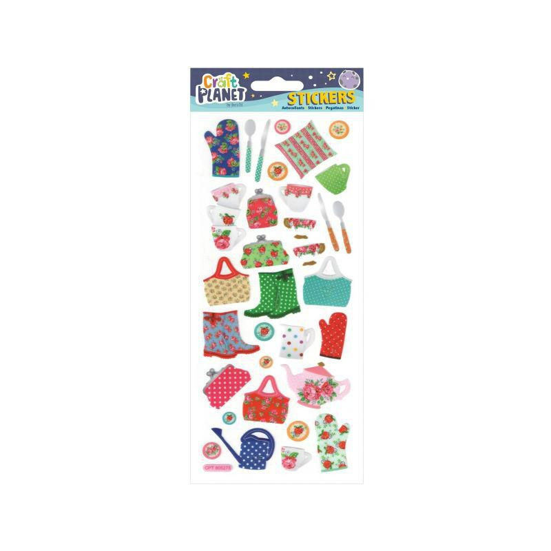 WEST DESIGN PRODUCTS LIMITED Samolepky třpytivé 10x23cm - Čas na čaj , washi pásky papír scrapbooking