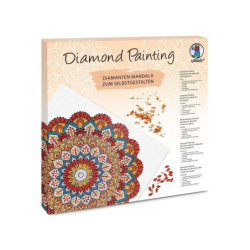 Ursus Diamond Art Painting umělecká sada - Mandala červenomodrá, , kreativní sady kreativita škola