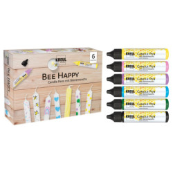 Sada CANDLE PEN KREUL pro malování svíček BEE HAPPY ck 49757