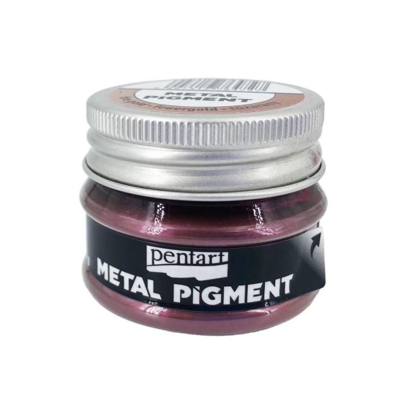 Pentart Metalický kovový pigment 20g - růžovo fialová, , efektové, barvy speciální, hobby decoupage