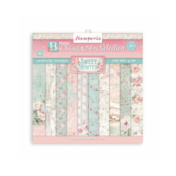 Stamperia Sada oboustranných papírů 30x30cm Sweet winter (10ks), , papíry sady potiskem scrapbooking