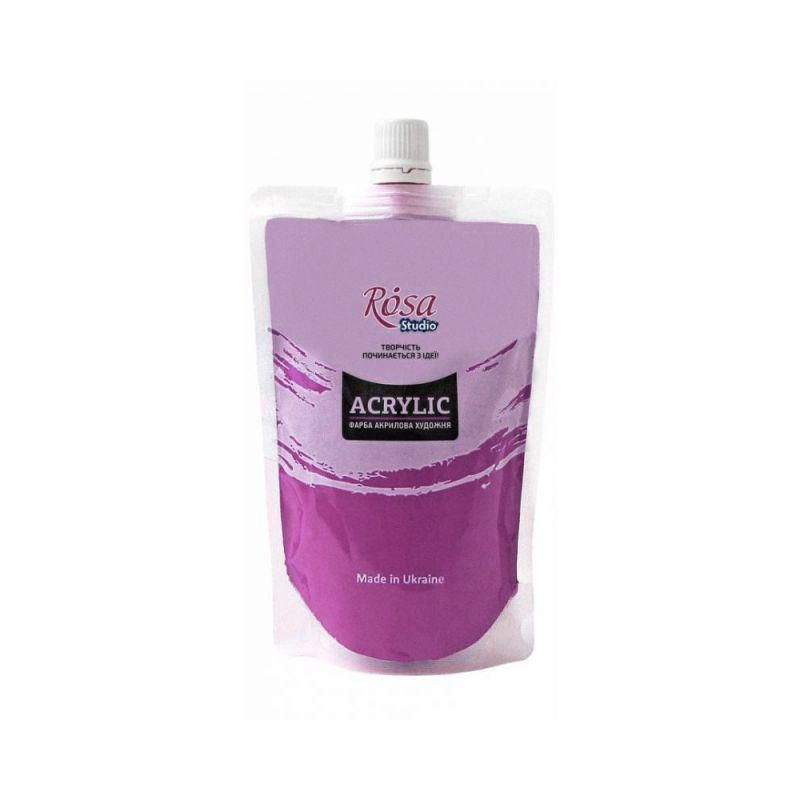 Akrylová barva Rosa Studio purpurová 200ml jednotlivé akrylové barvy výtvarné potřeby