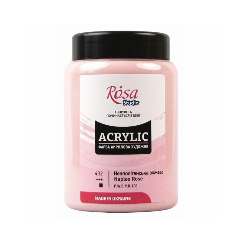 Akrylová barva Rosa Studio světle růžová 400ml jednotlivé akrylové barvy výtvarné potřeby