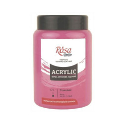 Akrylová barva Rosa Studio tmavě růžová 400ml jednotlivé akrylové barvy výtvarné potřeby