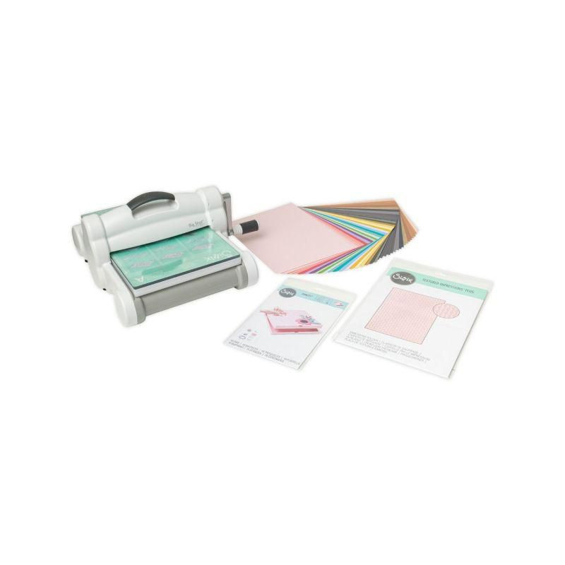 Sizzix Big Shot Plus A4 Starter Kit bílo-šedý, , embosování, papír scrapbooking