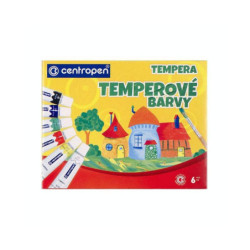 Centropen Temperové barvy sada (6x12ml), výtvarné potřeby