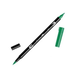 Tombow oboustranný fix se dvěma hroty DUAL BRUSH PEN - sap green akvarelové, nepermanentní fixy popisovače výtvarné potřeby