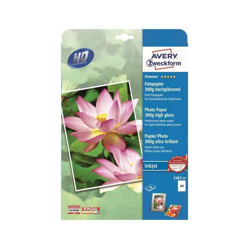 Avery Zweckform Fotopapír Premium 300g (20ks), , vhodné do tiskárny papíry speciální, scrapbooking