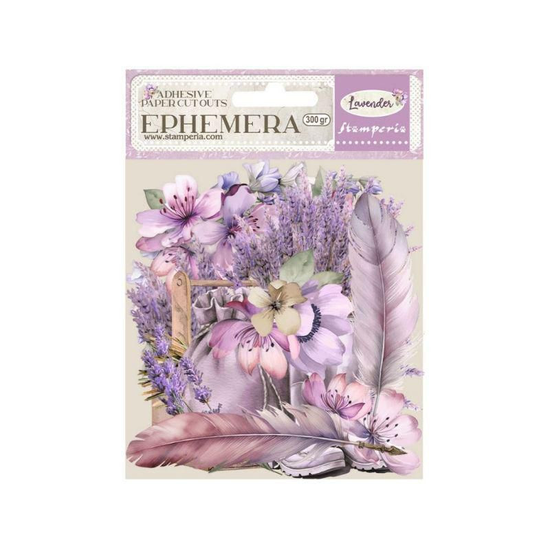 Stamperia Papírové výřezy samolepicí - Lavender (35ks), , dekorace ozdoby scrapbooking