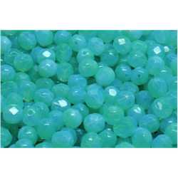 40 ks Stone Faceted Spacer Beads sklo 6mm