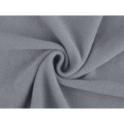 1m (061) (255 g/m²) šedá polar fleece fleece kožešina flauš, látky