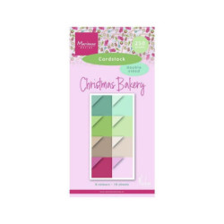 Marianne Design Sada oboustranných papírů 15x30 Christmas Bakery (16ks), , a4 250g/m2 papíry jednobarevné, scrapbooking