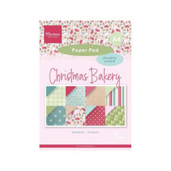 Marianne Design Sada oboustranných papírů A4 Christmas Bakery , papíry v sadě, potiskem scrapbooking