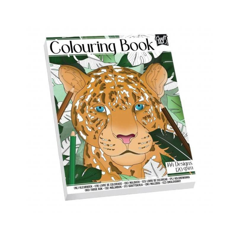 Omalovánky Colouring book tygr - pouze v prodejně v Praze Creative Craft Group kreativita škola