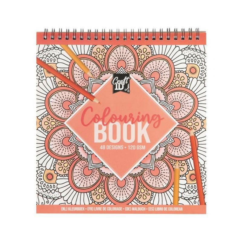 Creative Craft Group Omalovánky - Colouring book oranžové (24 listů), , kreativita škola