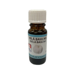 Esenciální vonný olej - bílá bavlna (10ml), výroba mýdla vůně, odlévání, tematická nabídka