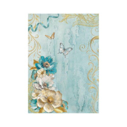 Stamperia Rýžový papír Květiny a ornamenty , a4 rýžové papíry decoupage hobby barvy