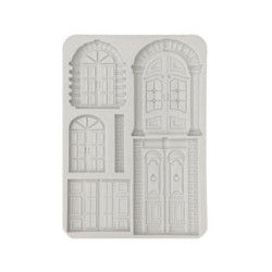 Stamperia Silikonová forma na odlévání A5 - Dveře , plastové pružné, formy hobby barvy decoupage