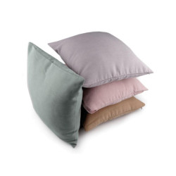 2ks povlak na polštář jednobarevný s jemným vzorem 45x45 cm povlaky polštáře bytový kuchyňský textil textilní galanterie