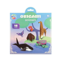 Creative Craft Group Papíry na origami 19, 5x19, 5cm (12ks) zvířata , technika kreativní techniky