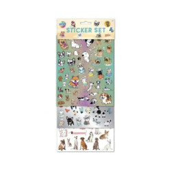 Creative Craft Group Samolepky 17×35cm Pejsci (200ks), , jednoduché, washi pásky papír scrapbooking