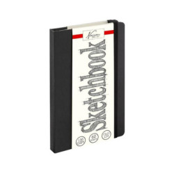 Creative Craft Group Skicák Sketch Book (130g/m 60 listů) 13x21cm černý, , prémiové zápisníky alba bloky papír scrapbooking