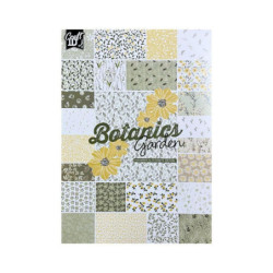 Sada oboustranných papírů Botanics Garden (250g/m2, 24 listů) A4 Creative Craft Group papíry sadě, potiskem scrapbooking